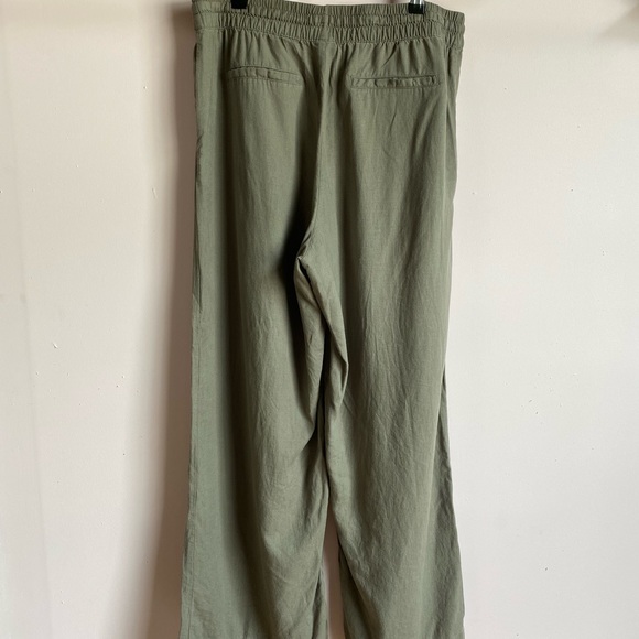 Wide Leg Pull On Pants, A New Day, Size Large - Picture 3 of 5